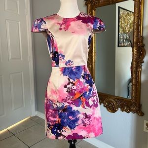 Flower short dress